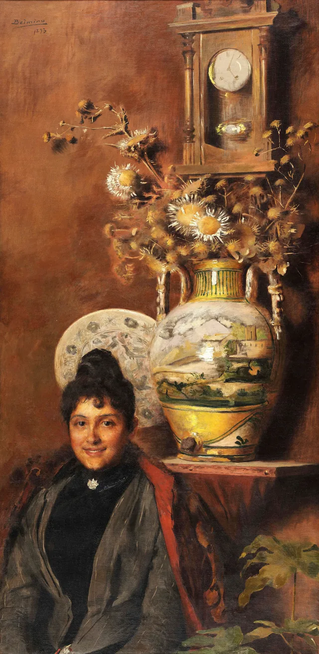 Vase with Flowers, Belmiro de Almeida