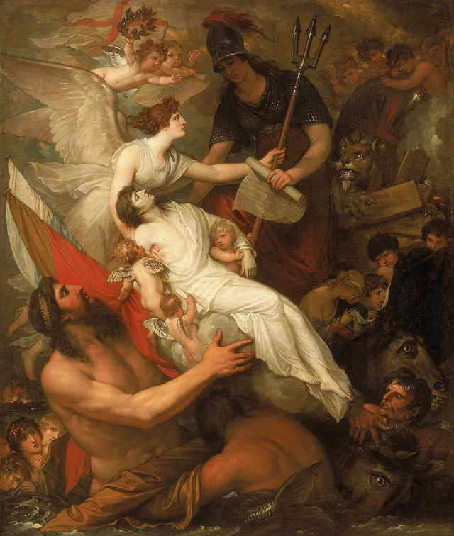 L'Immortalité de Nelson, Benjamin West