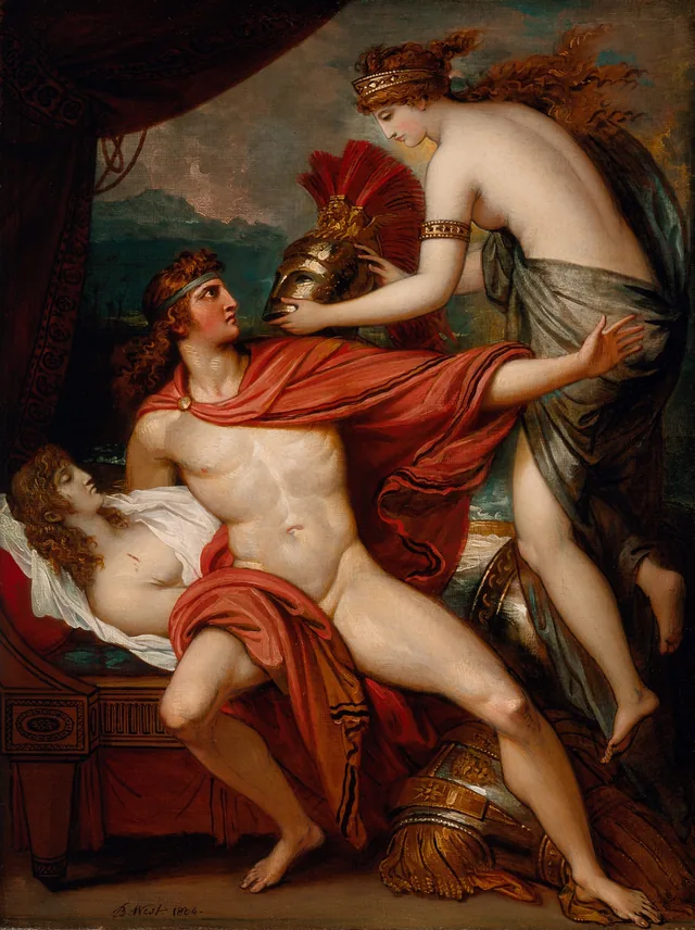 Thetis Bringing the Armor to Achilles, Benjamin West