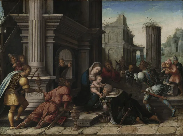 L'Adoration des mages, Bernard van Orley