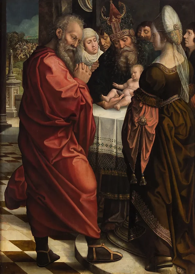 La circuncisión de Cristo, Bernard van Orley