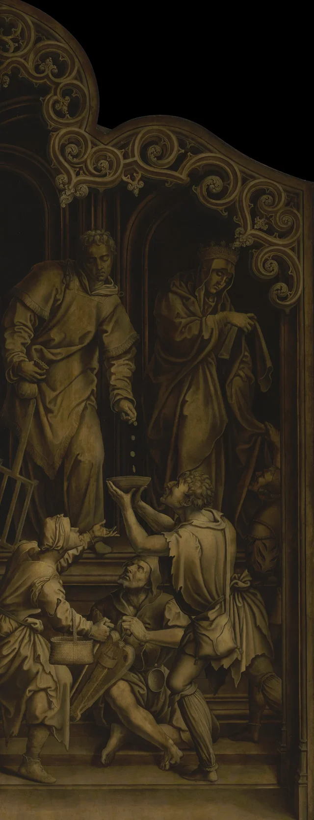 San Lorenzo y santa Isabel, Bernard van Orley