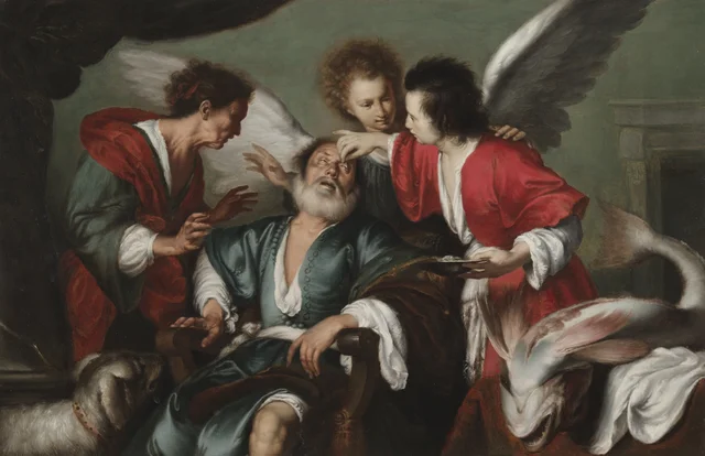 The Healing of Tobit, Bernardo Strozzi