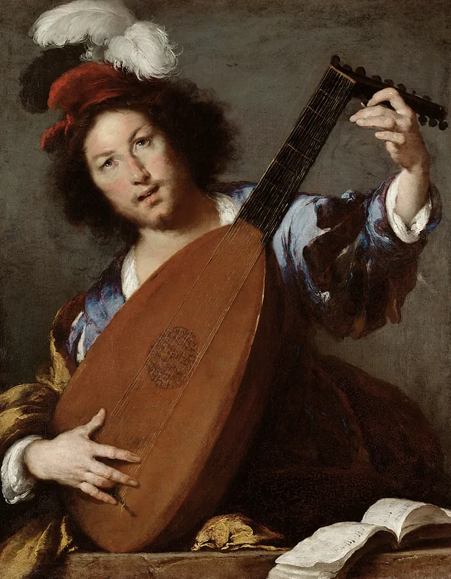 The Lute Player, Bernardo Strozzi