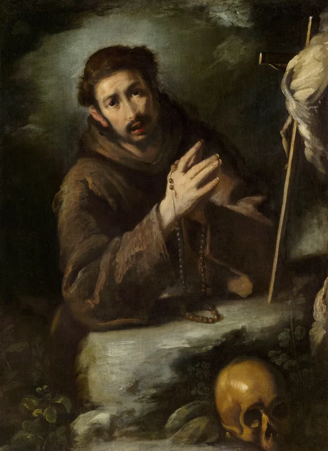 Saint Francis in Prayer, Bernardo Strozzi