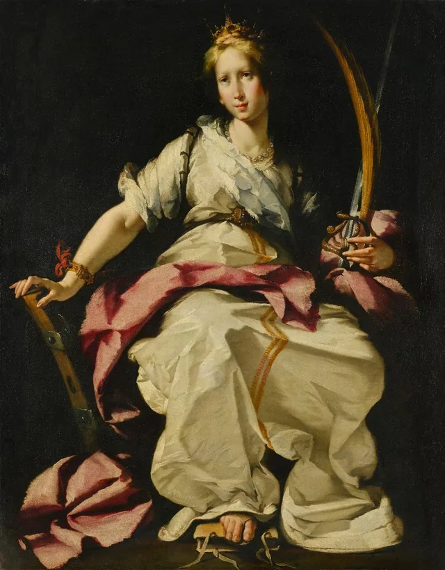 Santa Catalina de Alejandría, Bernardo Strozzi