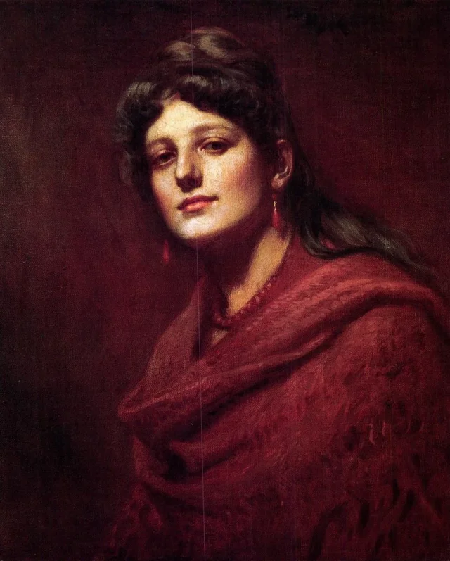 Estudio de cabeza de mujer