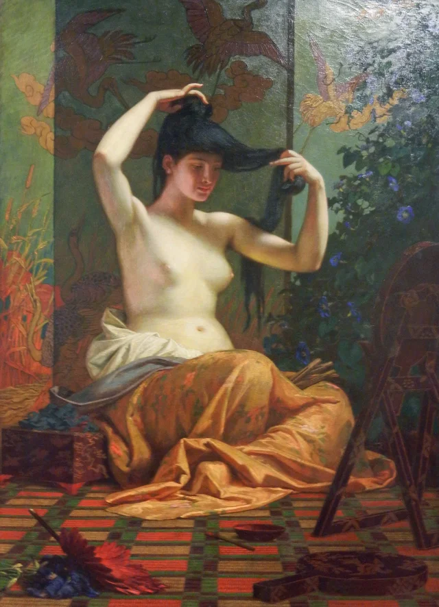 Femme japonaise, Bertalan Székely