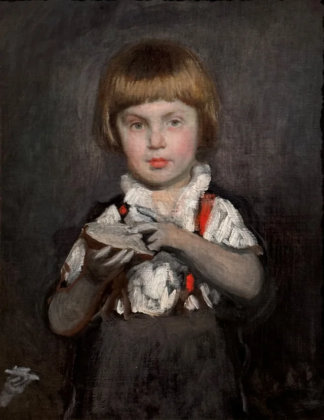 Petit garçon à la tartine de beurre, Bertalan Székely
