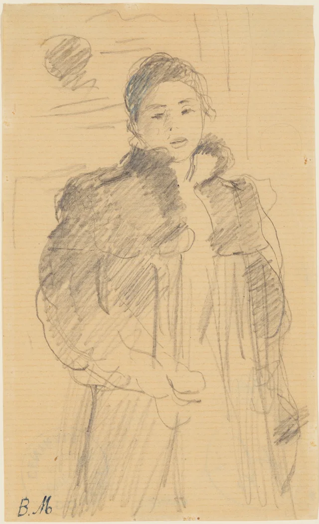 Study for "Young Girl in a Green Coat"