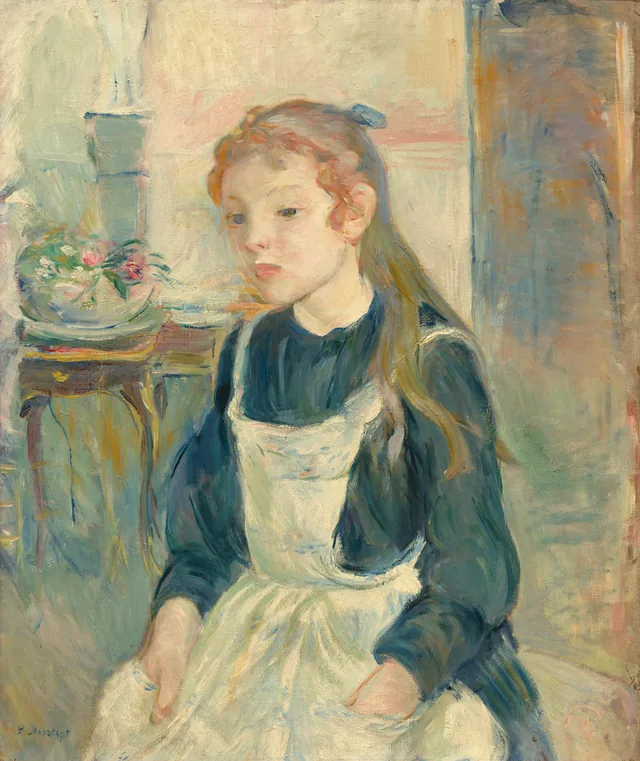 Young Girl with an Apron, Berthe Morisot