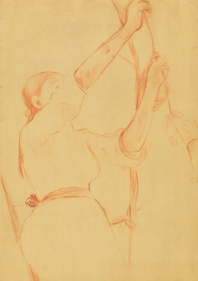 Muchacha cogiendo cerezas, Berthe Morisot