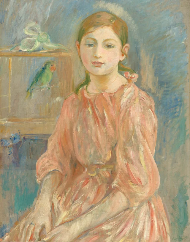 The Artist's Daughter with a Parakeet, Berthe Morisot