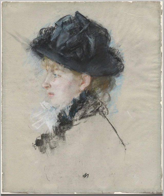 Mademoiselle Louise Riesener au chapeau