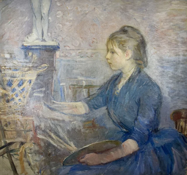 Paule Gobillard peignant, Berthe Morisot