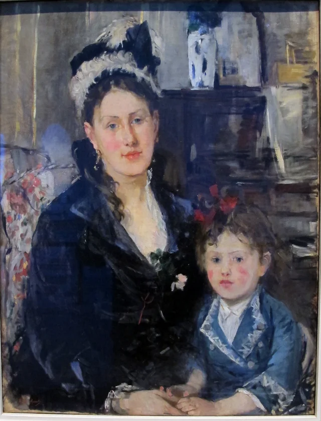 Portrait of Mme Boursier and Her Daughter