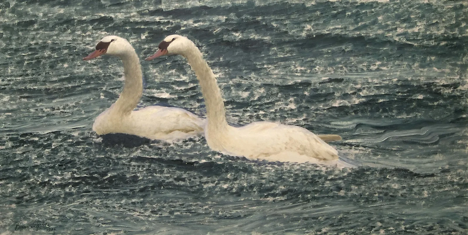 Cisnes, Bruno Liljefors