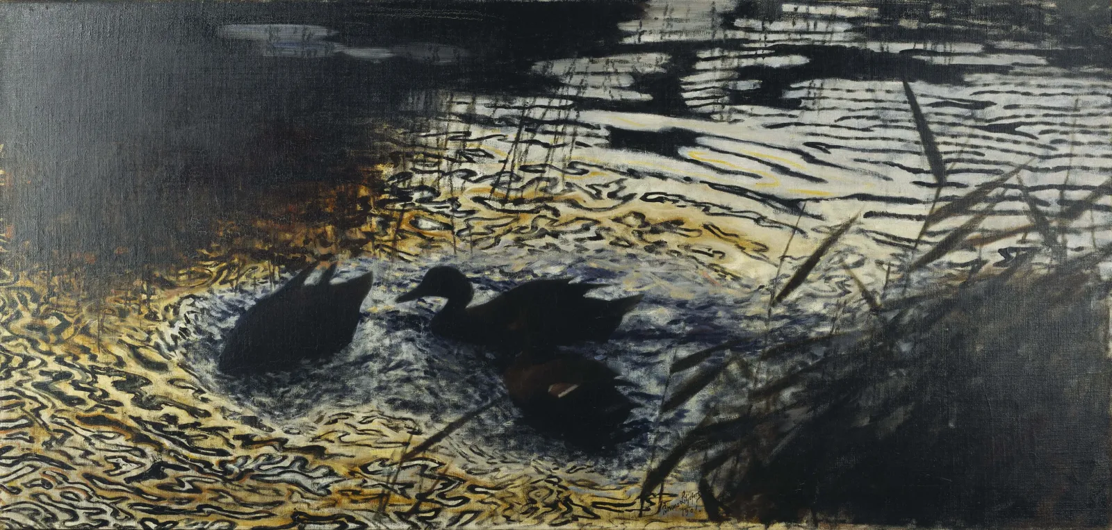 Tarde, patos salvajes (La piel de pantera), Bruno Liljefors