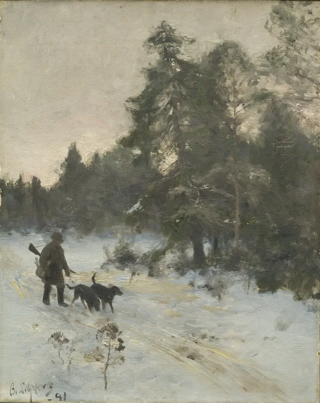 Le chasseur, Bruno Liljefors
