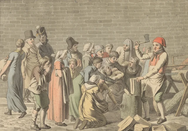 Reparto de leña a los pobres, C.W. Eckersberg