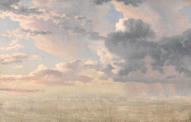 Study of Clouds over the Sound, C.W. Eckersberg