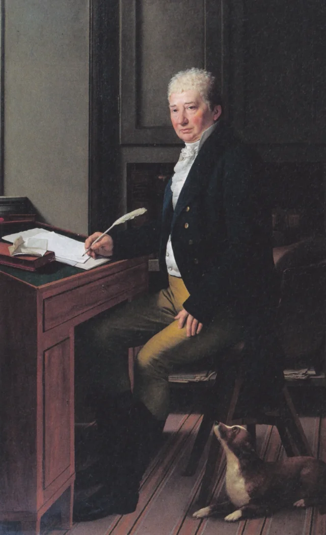 El comerciante de las Indias Orientales Albrecht Ludwig Schmidt, C.W. Eckersberg
