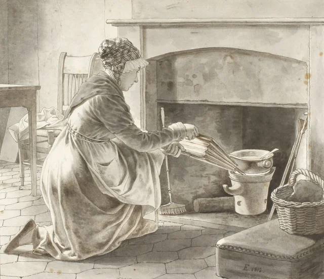 Se prepara la comida. ¿La patrona de Eckersberg en París?, C.W. Eckersberg