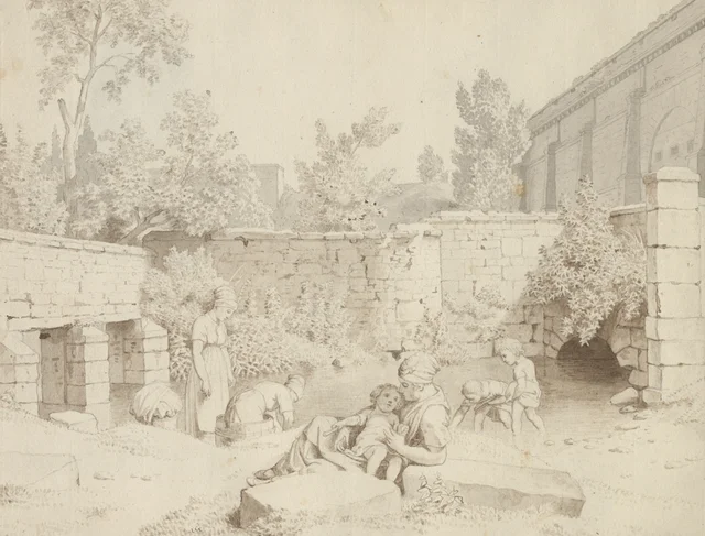 Paraje cerca del acueducto romano de Arcueil, París