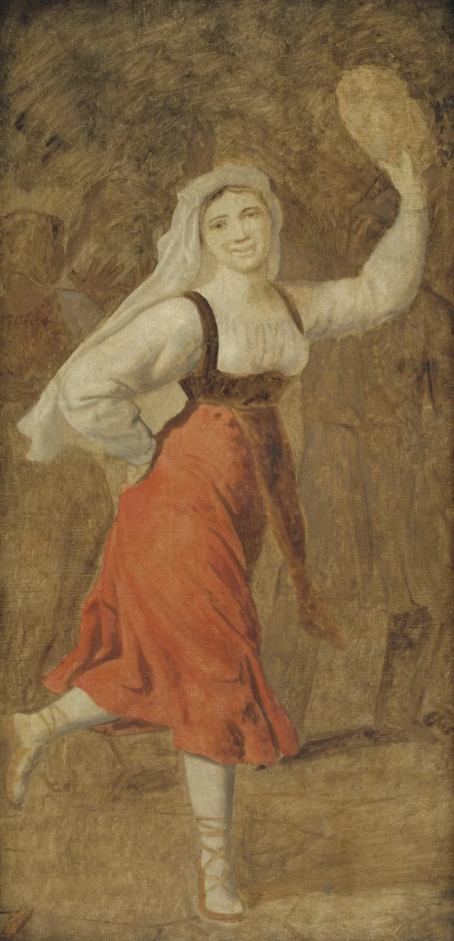 踊るイタリアの女