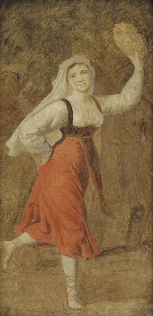 Una italiana bailando, C.W. Eckersberg
