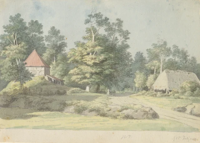 Una tejería en Møn, C.W. Eckersberg
