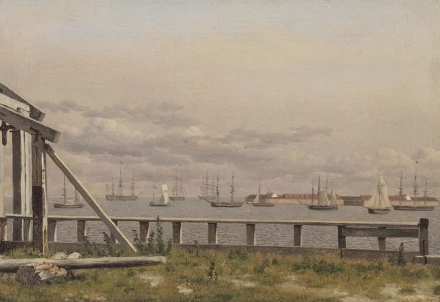 Vista desde los hornos de cal de Copenhague, C.W. Eckersberg