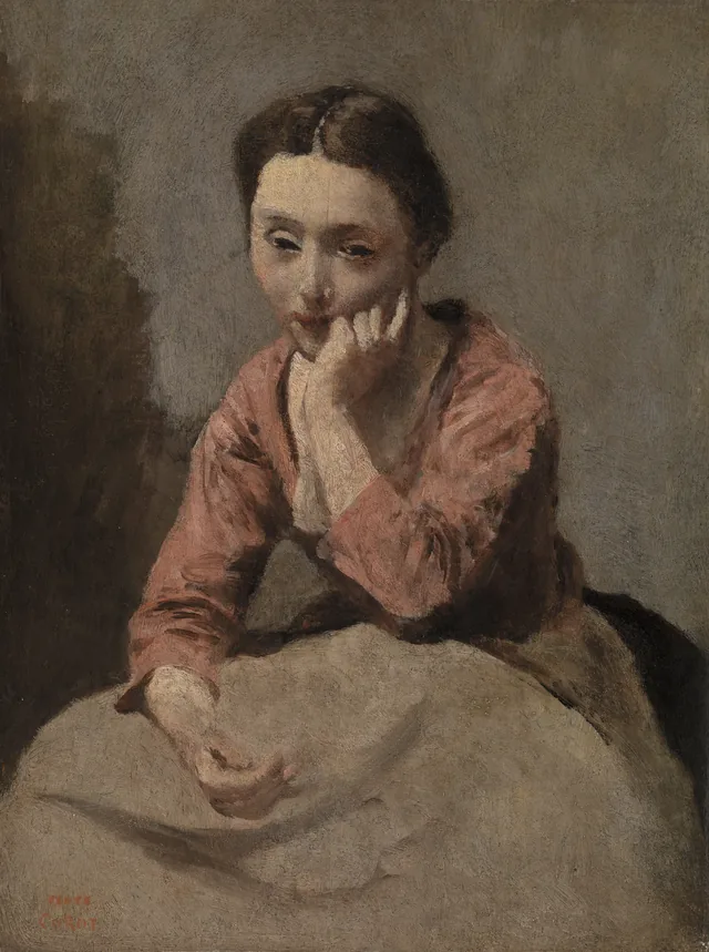 Pensive Young Woman
