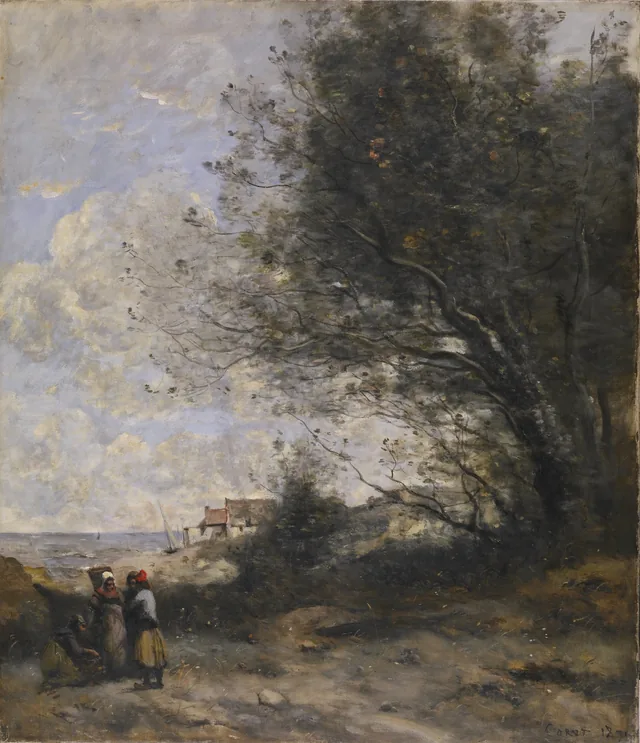 The Fisherman's Cottage, Camille Corot