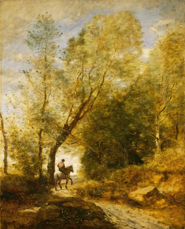 The Forest of Coubron, Camille Corot