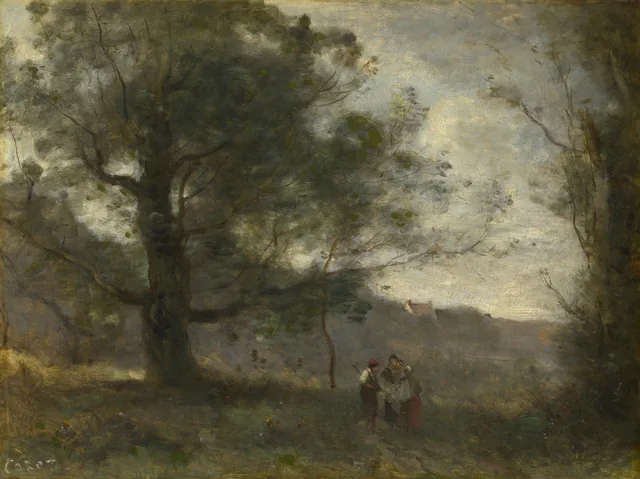 The Oak in the Valley, Camille Corot