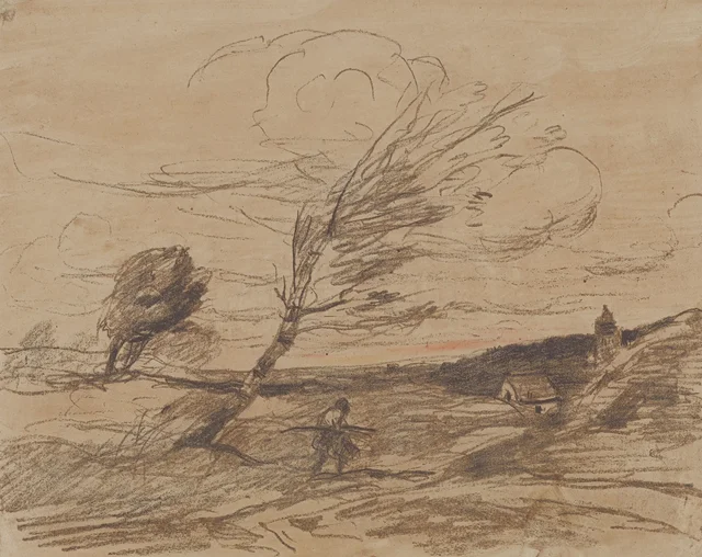 The Blast, Camille Corot