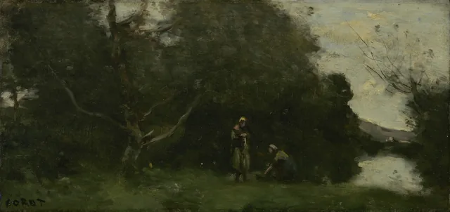 Meadow by the water