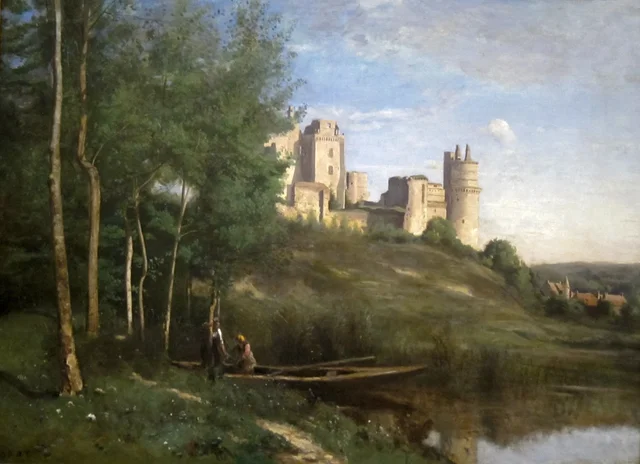 Ruinas del castillo de Pierrefonds, Camille Corot