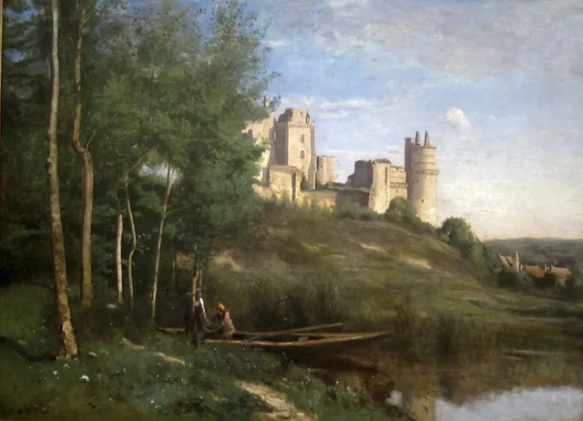 ruines du Château de Pierrefonds, Camille Corot