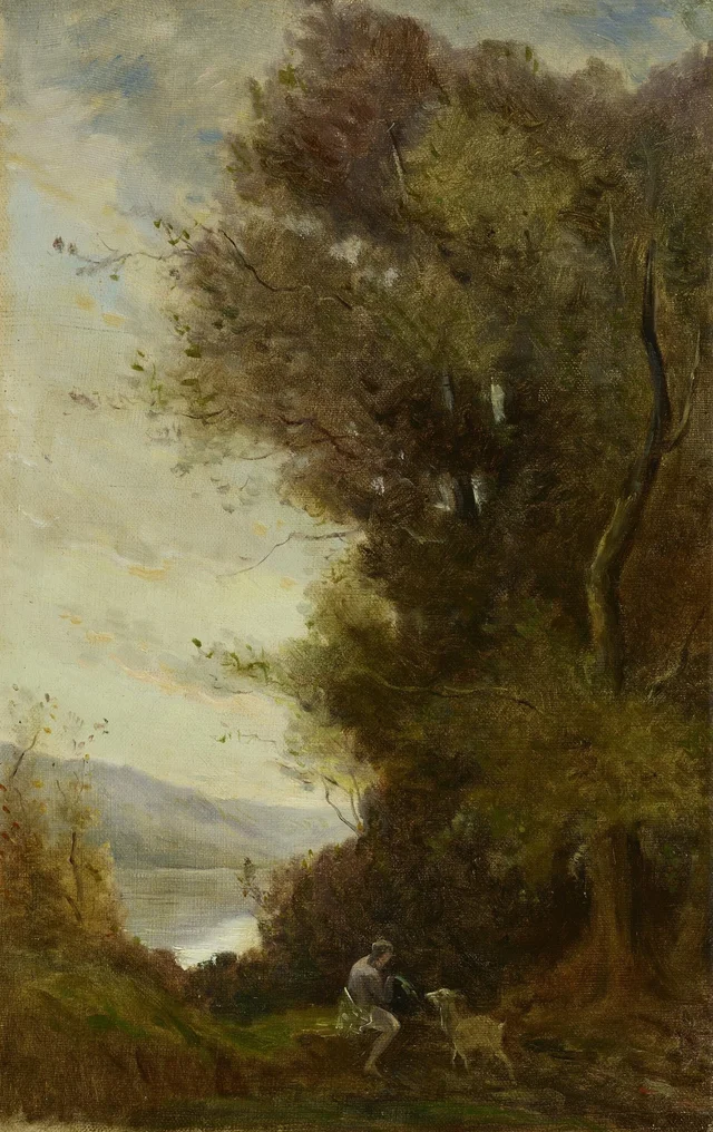 Escena bucólica, Camille Corot