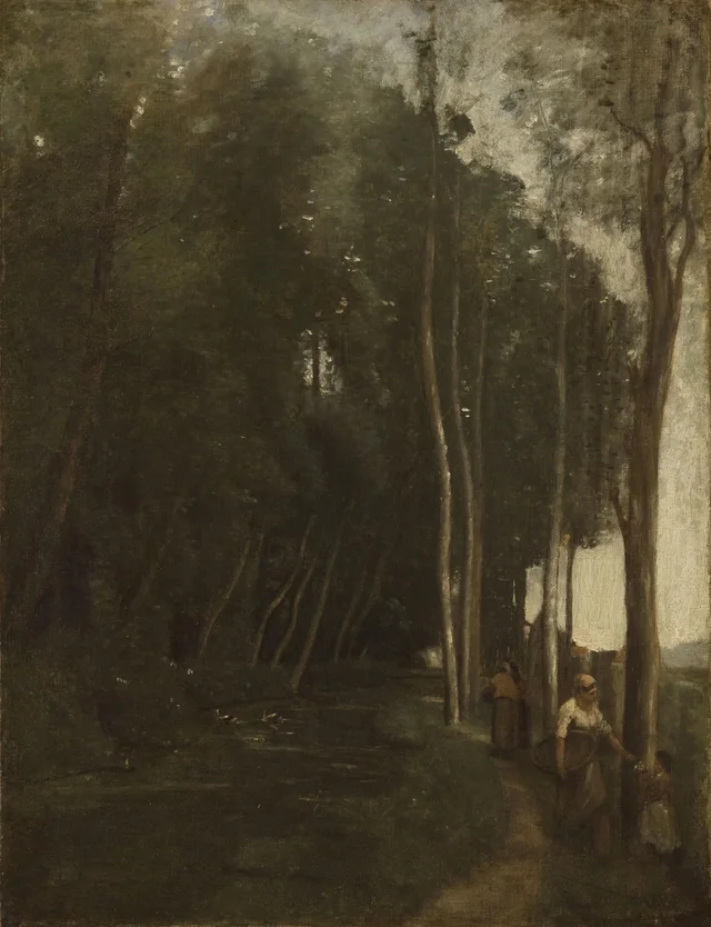 Bajo los árboles, Marcoussy