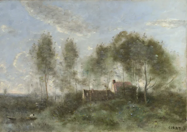 Recuerdo de un viaje a Coubron, Camille Corot
