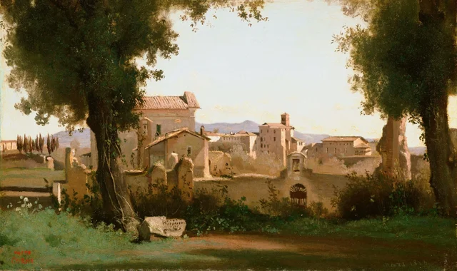 Vista desde los jardines Farnesio