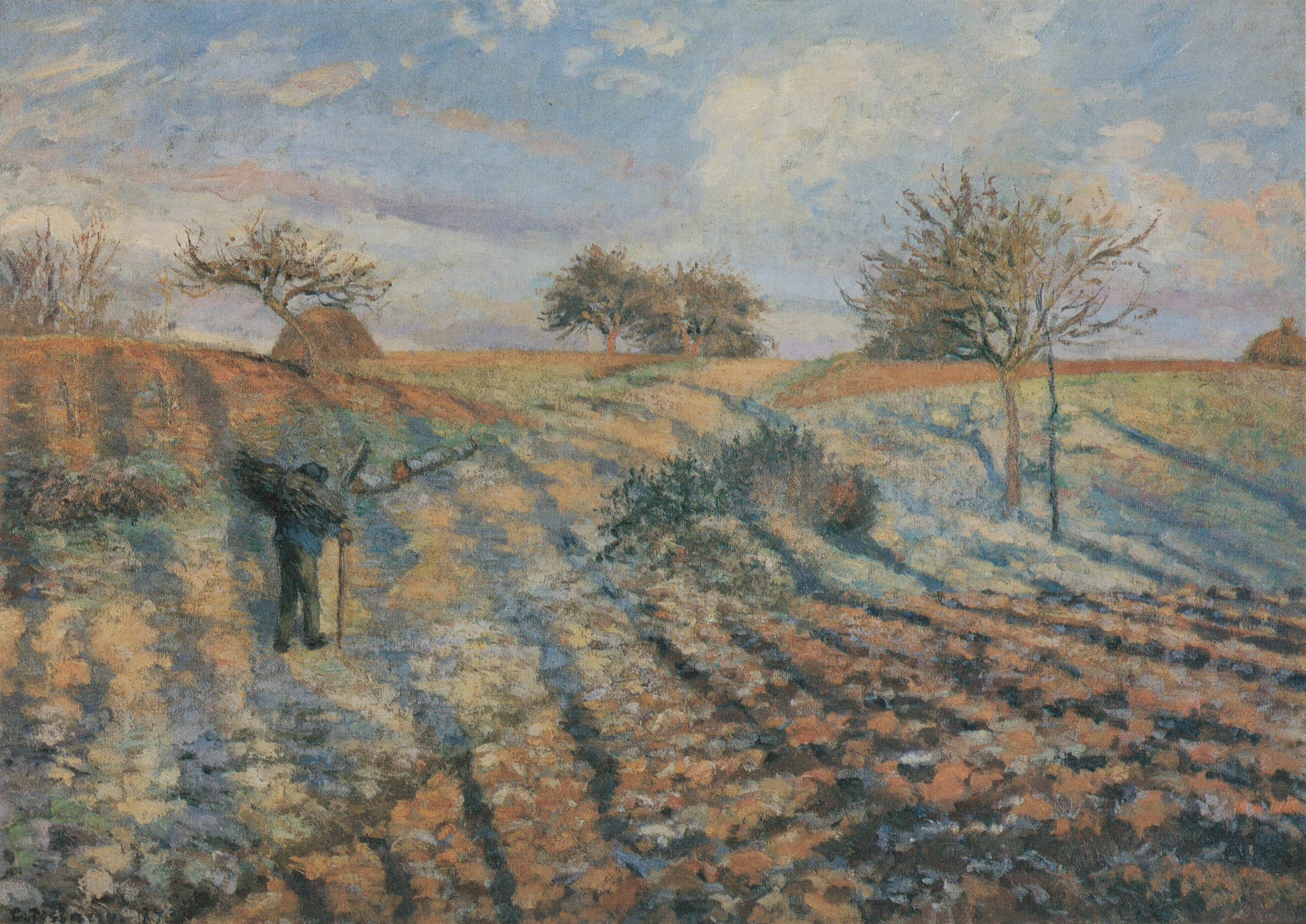 Gelée blanche, Camille Pissarro