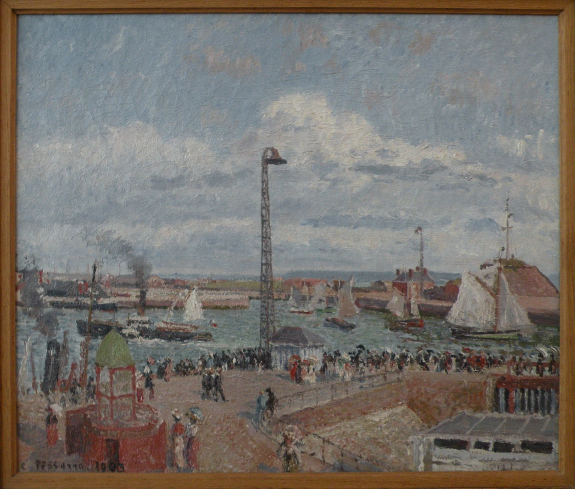 L'anse des pilotes au Havre. Haute mer. Après-midi. Soleil, Camille Pissarro