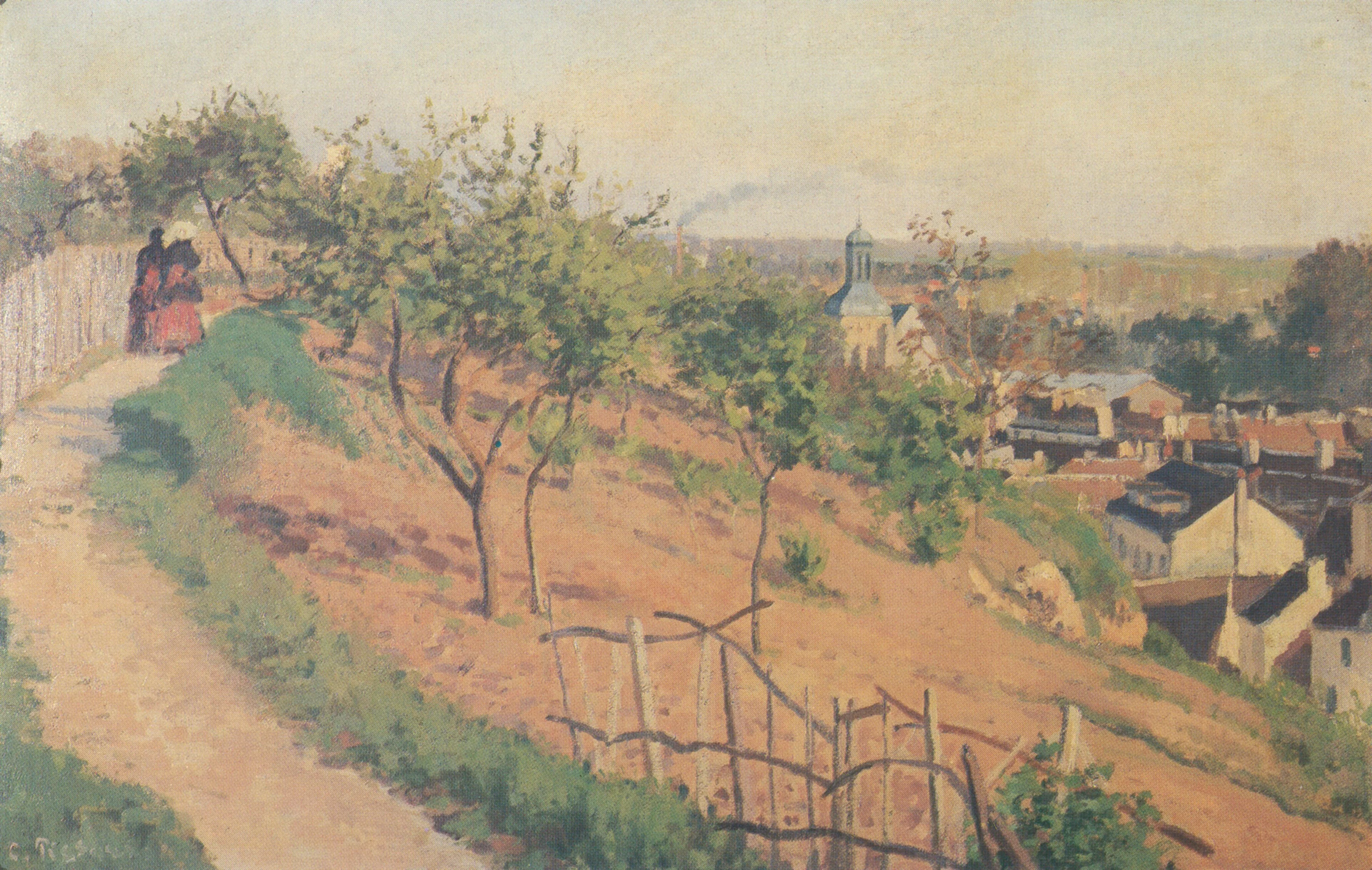La Sente de Justice, Pontoise, Camille Pissarro