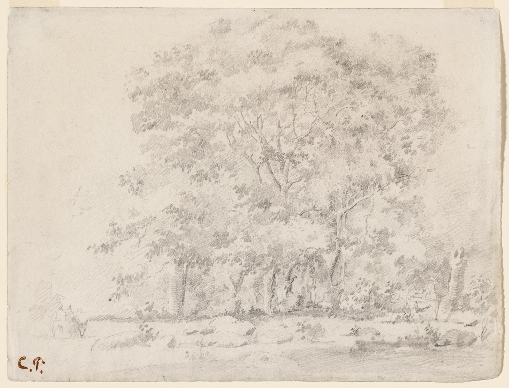 Landscape with Donkeys, Venezuela, Camille Pissarro