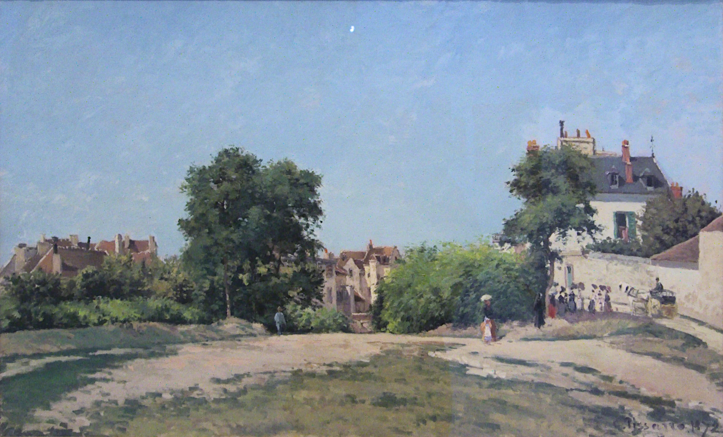 Le Carrefour, Pontoise, Camille Pissarro