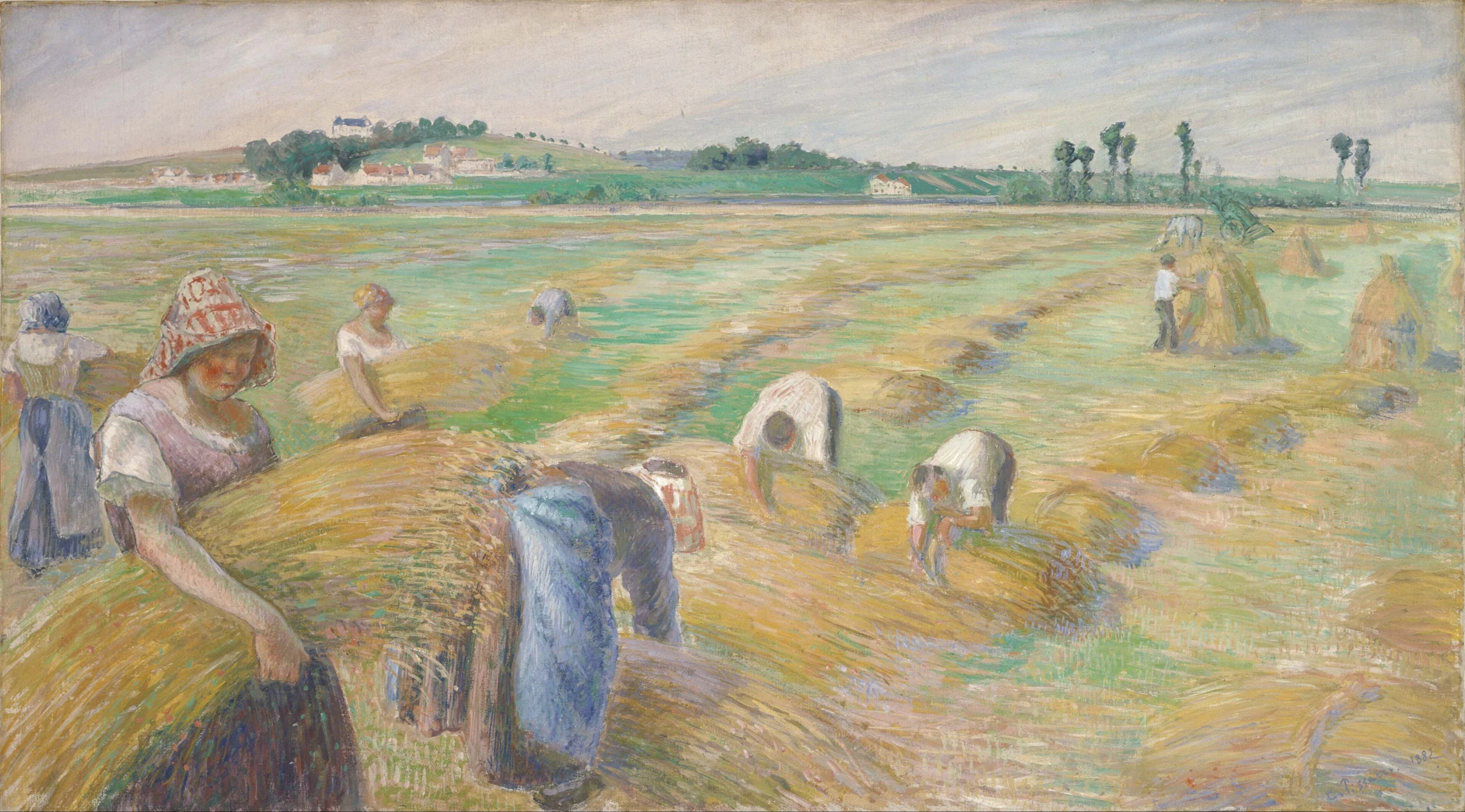 Moisson, Camille Pissarro